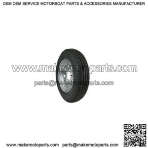 5.30x12 Trailer Tire & Galvanized Rim, Load Range C