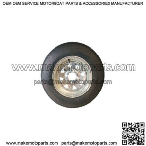 5.30x12 Trailer Tire & Rim 4Lg, Load Range C