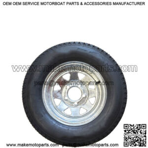ST175/80D-13" Tire & Galvanized Rim, Load Range C