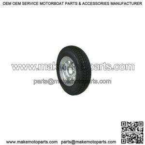 ST185/80D-13" Tire & Galvanized Rim, Load Range C