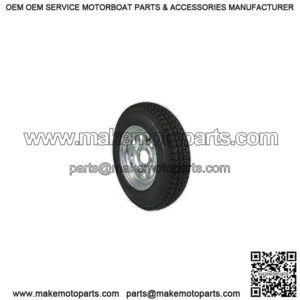 ST185/80D-13" Tire & Spoke Rim, Load Range C