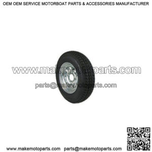 H188 ST185/80D-13" Tire & Galvanized Rim, Load Range D