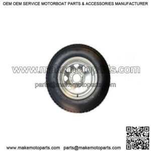 ST205/75D-14" Tire & Galvanized Rim, Load Range C