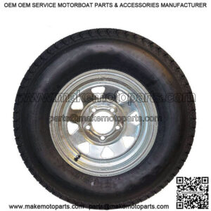 ST215/75D-14" Tire & Galvanized Rim, Load Range C
