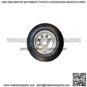 ST205/75D-15" Tire & Galvanized Rim, Load Range C