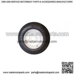 ST225/75D-15" Tire & Painted Rim, Load Range D