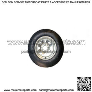 ST225/75D-15" Tire & Galvanized Rim, Load Range D