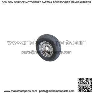 Retrofit ST185/80R-13" Radial Tire & Chrome Rim, L.R. C