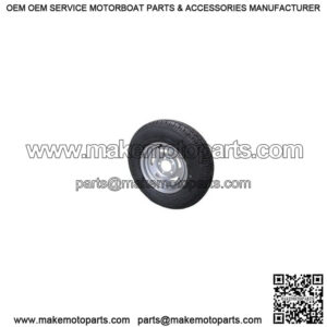 Retrofit ST185/80R-13" Radial Tire &  Silver Rim, L.R. C