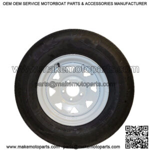 ST215/75R-14" RADIAL Tire & Painted Rim, Load Range C