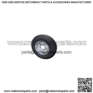 Retrofit ST215/75R-14" Radial Tire & Silver Rim, L.R. C