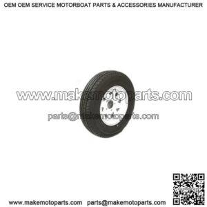 ST205/75R-15" RADIAL Tire & Painted Rim, 5 on 4.5" B.C., L.R. C