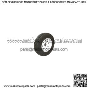 ST205/75R-15" RADIAL Tire & Painted Rim, 5 on 5" B.C., L.R. C