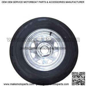 ST205/75R-15" RADIAL Tire & Galvanized Rim, Load Range C