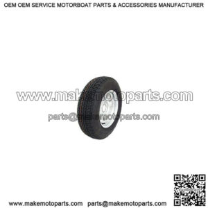 ST225/75R-15" RADIAL Tire & Galvanized Rim, Load Range C