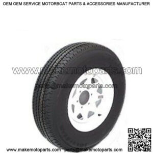 ST225/75R-15" RADIAL Tire & Painted Rim, (6-Lug) L.R. D