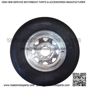 ST225/75R-15" RADIAL Tire & Galvanized Rim, (6-Lug) L.R. D