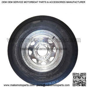 ST225/75R-15" RADIAL Tire & Galvanized Rim, (6-Lug) L.R. E