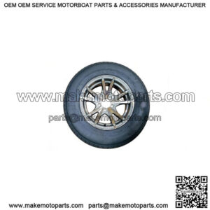 ST175/80R-13" Radial Tire & T07 Alum. Rim w/Gray Inlay L.R. D