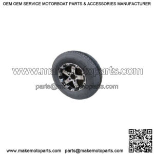 ST215/75R-14" Radial Tire & Black Spoke Rim