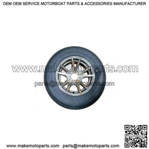 ST225/75R-15" Radial Tire & T07 Alum. Rim w/Gray Inlay L.R. D