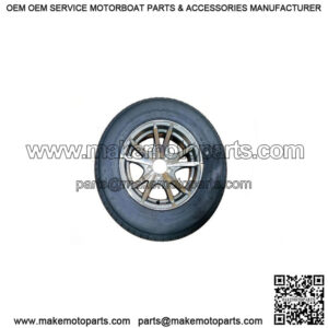 ST225/75R-15" Radial Tire & T07 Alum. Rim w/Gray Inlay (6-lug)