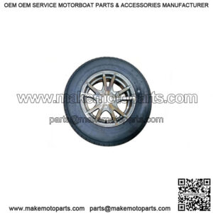 ST235/80R-16" Radial Tire & T07 Alum. Rim w/Gray Inlay (8-lug)