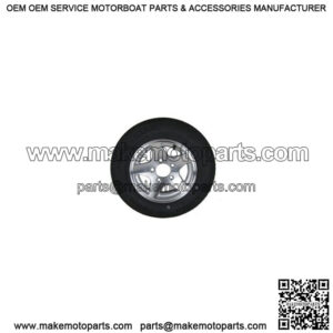 4.80x12 Trailer Tire & Aluminum 5-Star Rim, Load Range C