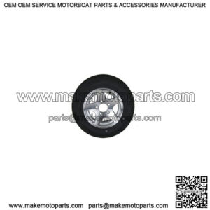 5.30 x 12 Trailer Tire & Aluminum 5-Star Rim, Load Range B