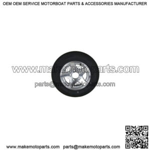 5.30x12 Trailer Tire & Aluminum 5-Star Rim, Load Range C