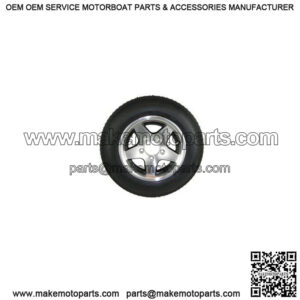 ST175/80D-13" Tire & Aluminum Black Star Rim, Load Range C