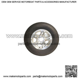 ST205/75D-14" Tire & Aluminum Split Spoke Rim, Load Range C