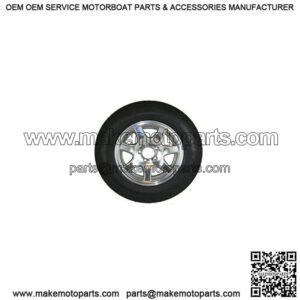 ST205/75D-15" Tire & Aluminum Spoke Rim, Load Range C