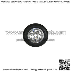 ST175/80R-13" Radial Tire & Aluminum Spoke Rim, L.R. C