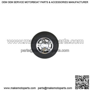 ST185/80R-13" Radial Tire & Black Split Spoke Alum. Rim L.R.C