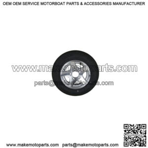 ST185/80R-13" Radial Tire & Aluminum 5-Star Rim, L.R. C