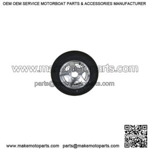 ST185/80R-13" Radial Tire & Aluminum 5-Star Rim, L.R. D