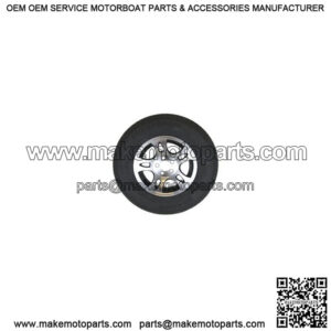 ST205/75R-14" Radial Tire & Black Split Spoke Alum. Rim L.R.C