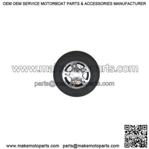 ST205/75R-14" Radial Tire & Black Split Spoke Alum. Rim L.R.D