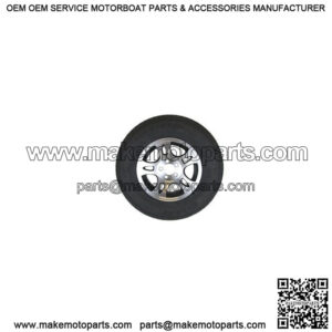 ST205/75R-15" Radial Tire & Black Split Spoke Alum. Rim L.R.C