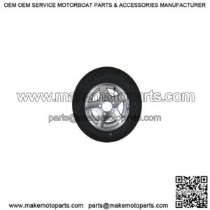 ST205/75R-15" Radial Tire & Aluminum 5-Star Rim, L.R. C