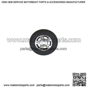 ST225/75R-15" Radial Tire & Black Split Spoke Alum. Rim L.R.C