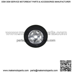 ST225/75R-15" Radial Tire & Aluminum 5-Star Rim, L.R. D