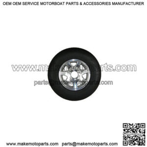 ST225/75R-15" Radial Tire & Aluminum Spoke Rim, 6-Lug