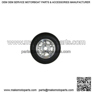 ST225/75R-15" Radial Tire & Aluminum Split Spoke Rim, 6-Lug