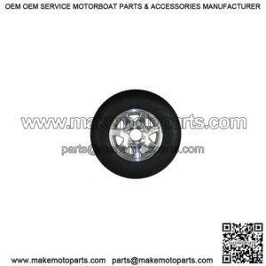 ST225/75R-15" Radial Tire & Aluminum Spoke Rim (6-Lug)