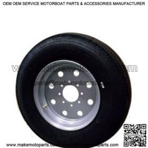 LT215/75R-17.5" Radial Tire/Silver Modular Rim (8 Lug), L.R. H