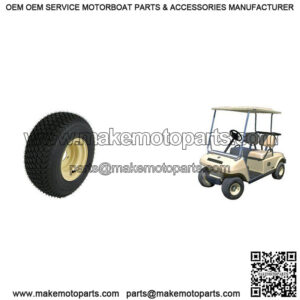 SUPER TURF 18 x 8.5 x 8 Tire & Painted Rim, 4-Ply Rating