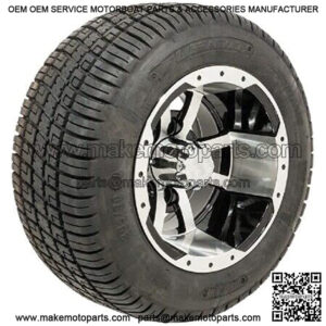 10" Storm Trooper Golf Cart Wheels Mounted on 205/50-10 (18") Tires - Set of 4