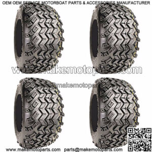 Set of 4 Golf Cart Tires 18x9.5-10 Sahara Classic All Terrain DOT No Lift Needed